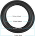 2pcs 6 inch Perforated Rubber Speaker Foam Edge Surround Rings Replacement Parts for Speaker Repair or DIY...