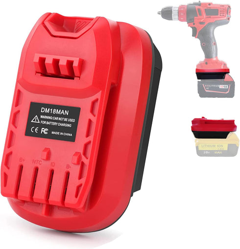 Adapter for Craftsman V20 Cordless Tools, for DeWalt 20V for Milwaukee M18 Lithium Battery Convert to for Craftsman New 20V Power Tool (Adapter On...
