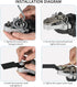 Converter Oscillating Tool Adapter Kit 100 Type Aluminum Angle Grinder Polishing Oscillating Multitool Accessories Kit(As shown)...