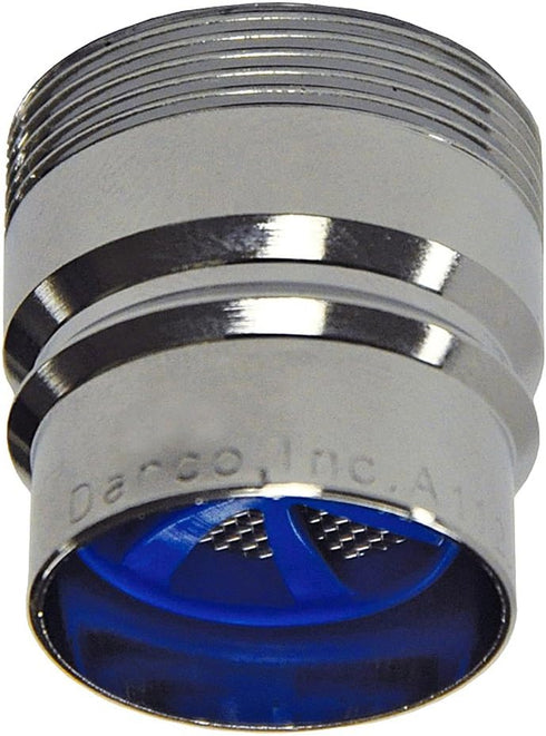 Danco 10507 15/16"-27M / 55/64"-in-27F Male Dishwasher Aerator Adapter, Large, Chrome...