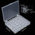 Bobbin Box?Machine Bobbin Organizer Plastic Case?Transparent 25 Slots Empty Bobbins Spools Box?Sewing Craft Plastic Case Storage Box for Sewing Ma...