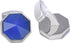 Octagon Blue Gemstone Men's Cufflinks In Gift Case Silver Tone Crystal Cufflinks for Men for Wedding Party Business Birthday Anniversary Dress...