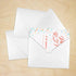 LUXPaper A2 Contour Flap Invitation Envelopes | 4 3/8" x 5 3/4" | Crystal Metallic | 80lb. Text | 50 Qty...