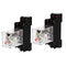 uxcell Coil Power Relay DPDT DIN Rail Mounted JQX-13F with Socket, 2 Piece, DC 24V, 8 Pin, 35 mm...