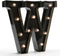Light Up Black Alphabet Marquee Letters Sign LED Marquee Number Lights Sign for Night Light Home Bar Christmas Lamp Birthday Party Wedding Decorat...