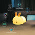 YOTOZU Cute Bunny Night Light, USB Rechargeable Kids Night Light, Warm White and 16 Colors Breathing Modes Led Animal Lights for Girls, Childrens,...