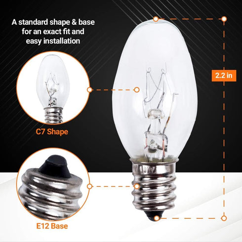 BlueStars Ultra Durable 22002263 10W 120V Light Bulb Replacement Part Exact Fit for Whirlpool Kenmore KitchenAid Brands – Replaces WP22002263 3406124 4344740 PS11739347 AP6006279 - Pack of 2