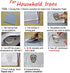 5 Sheets 180 Pcs Iron on Letters and Numbers, Iron on Transfers for Clothing, Shirts, Bags, Vests, Hats, Backpacks and Others, DIY Personal Letter...