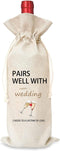 Wedding Gifts,Wedding Wine Bag,Bridal Shower Gift for Bride To Be,Engagement Gifts For Couples,Housewarming Gift.Wine Gifts, Mr and Mrs Gifts,Enga...
