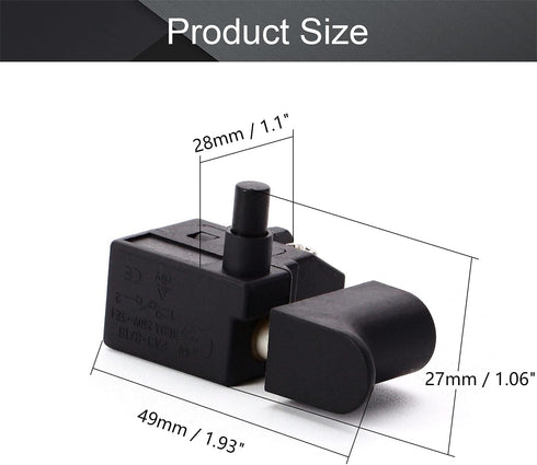 Fielect Electric Drill Hammer Trigger Switch for Bosch NO.17 4100 Series Electric Drill Hammer Tool...
