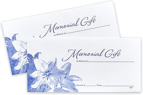 Memorial Gift Offering Envelopes for Church (100)...