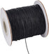 PH PandaHall 0.5mm Waxed Cord, 200 Yards Waxed Cotton Cord Black Waxed Thread Beading String Waxed Craft String for Bracelet Necklace Jewelry Wais...