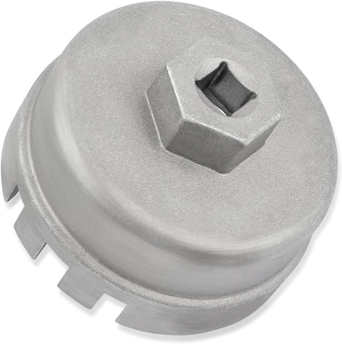 Oil Filter Wrench,64mm 14 Flute Oil Filter Remover Tool,Aluminum Heavy Duty Oil Filter Wrench Engine Oil Filter Socket Compatible with Toyota,Lexu...