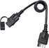 4 Way Flat Trailer Extension Coiled Cable 3 Feet Male and Female Wiring Harness Adapter Extension Wiring Cable with Dust Cover Plug & Play Connect...