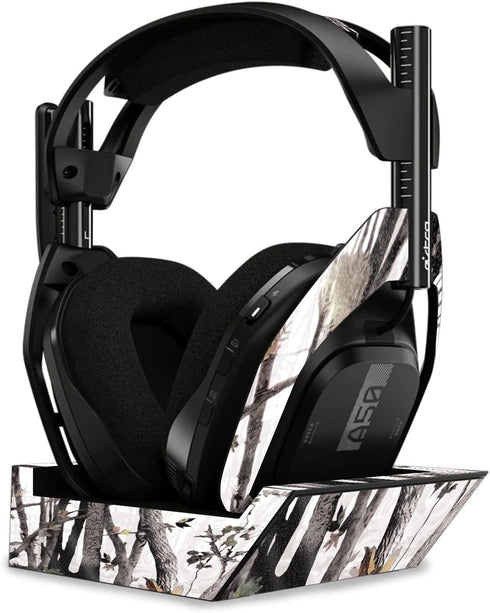 MightySkins Glossy Glitter Skin Compatible with Astro A50 Wireless Headphones + Base Station (Gen 4) - Artic Camo | Protective, Durable High-Gloss...