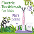 Beurer TB10 Kids Electric Toothbrush Kit - Fun Polly The Panda Cap with 2 Extra-Soft Brush Heads to Help Remove Plaque, 2 Minute Timer, and Rinse ...