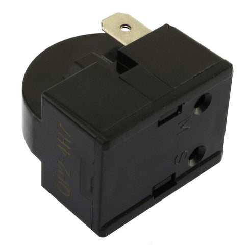 2-Pack QP2-4.7 PTC Refrigerator Start Relay Replacement 1 Pin Wine Centers Beverage Coolers Compressor Starter QP2-4R7 4.7 ohm Black...