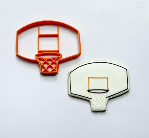 BASKETBALL COOKIE CUTTERS American Hoops Sport Basketball Game Hoop Backboard And Basketball in Hoop Cookie Cutters Made In The USA For Birthday G...