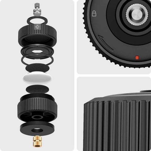 Spigen Camera Adapter Mount Designed for AirTag Compatible with Nikon DSLR/Canon DSLR/GoPro/GoPro Hero 8/GoPro Hero 9/GoPro Hero 10/GoPro Hero 11/...
