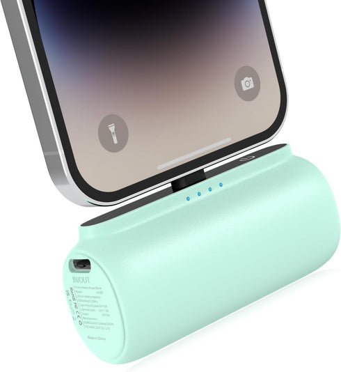Portable Charger for iPhone, 5500mAh Plug in Ultra-Compact Power Bank Small Battery Pack Phone Charger Compatible with iPhone 14 13 12 Mini 11 Pro...