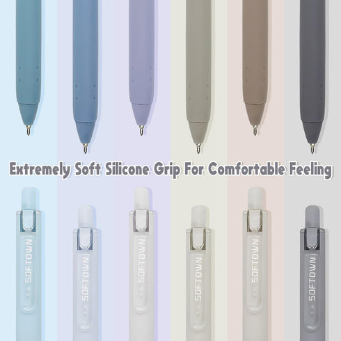 Retractable Ballpoint Pens Black Ink 0.7mm Pens Writing Pen Office Fine Ball Point Pen for Journaling (18+2 Count)...