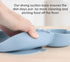 ROCCED Suction Plates for Baby, Silicone Plates with Suction Divided, Baby Spoon Fork Set for Toddler Baby Dishes Kids Utensils-Crab Dusty Blue...