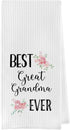 Great Grandma Gifts Towel - Great Grandma Waffle Weave Kitchen Dish Towel, Great Grandma Gifts Hand Towels, Great Grandma Gifts Tea Towels, Gifts ...