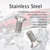 8PCS Stainless Steel Brake Disc Rotor Screws, Retaining Hardware Bolts Screw Kit for Front and Rear, 93600-06014-0H Brake Disc Screws Replace for ...