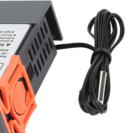 Upgrade AC 110V-220V Digital Temperature Controller, Thermostat Regulator Fahrenheit Centigrade Control Warn Alarm Relay Measure Range -50-99 Cels...