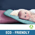 Flamingo P Memory Foam Shower Bathroom Mat Rug Soft Non Slip Bath Mats Machine Washable, 24x17 Inches, Aqua Green...
