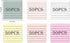 6Pads Transparent Sticky Notes with Lines, Clear Sticky Note Waterproof See Through Memo Pad, Markers Stickers Translucent Index Book Tabs for Ann...