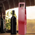 Wine Tote Bag 1 bottle PU Resuable Leather Single Wine Tote Holder Insulated Wine Tote Bag Champagne Beer Gift Bags Carrier(red)...