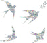 Swallow Static Window Clings Anti Collision Window Decals for Bird Strikes, Glass Awareness Stickers, Stop Birds Flying into Windows, Set of 20...