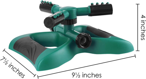 Linkidea Garden Hose Nozzle, Automatic 360 Degree Rotating Lawn Sprinkler, Yard Sprinkler System, Oscillating Sprinkler Watering Sprayer Easy Hose...