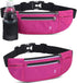 Peicees Fanny Pack with Water Bottle Holder Waist Bag for Men Women Water Resistant Lightweight Reflective Adjustable Running Belt Headphone Bag T...