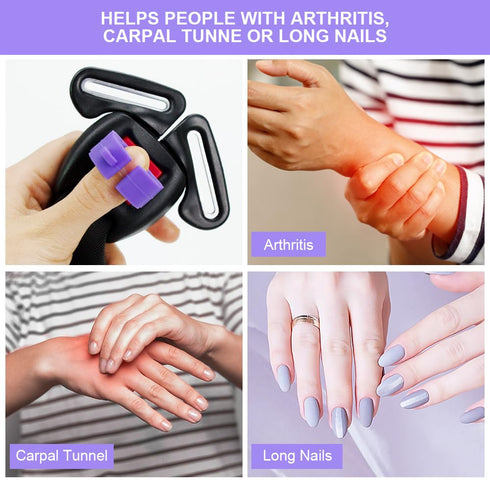 MORLIKE LIVING Silicone Buckle Release Tool, Unbuckle Assistant, Easy Buckle Release Aid for Parents and Caregivers to Unbuckle (Purple-Grey)...