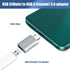USB C to USB A OTG Adapter (2pcs Pack), USB C Male to USB 3.0 Female Adapter, High Speed Data Transfer, Fast Charging, Compatible with Macbook, La...