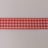 Red and White 100% Polyester Gingham Ribbon 25 Yards Each Roll (5/8", red)...