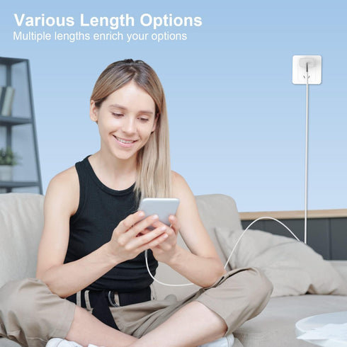 Extra Long iPhone Lightning Cable 10ft, Apple MFi Certified iPhone Charging Cable 10 Foot, iPhone USB Fast Charging Cord 10 Feet Compatible for Ap...