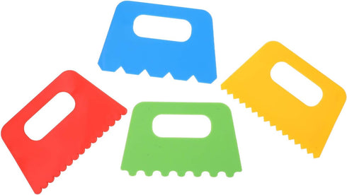 Plastic Paint Scraper,Plastic Putty Knife Putty Plastic Spreader Spackle Tool Plastic Putty Knife rScraper Tool Putty Scraper for Art 4pcs...