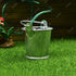 iland Dollhouse Accessories on 1:12 Scale, Gardening Tools Pack of Mini Metal Pail, Watering Pot and Hose Fits Fairy Garden...