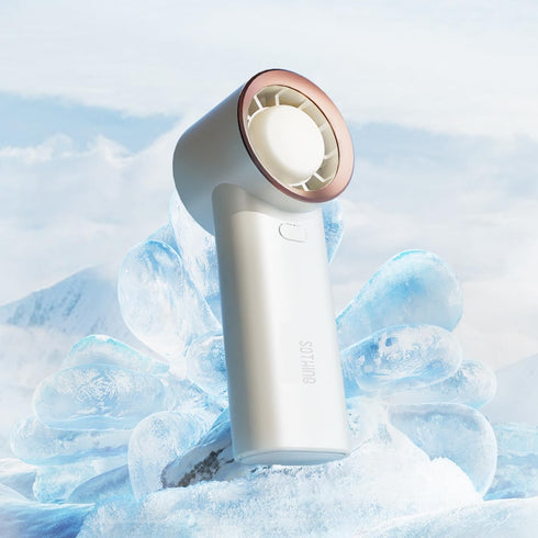 Portable Handheld Mini fan, Powerful Turbo Fan 14h Max Cooling Time, 3600mAh USB Rechargeable Hand Held Fan Personal Fans with 3 Speeds for Travel...