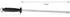 Professional Carbon Steel Black Knife Sharpening Steel, Black 12 Inch...