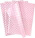 MUNILAIL 100 Sheets Checkered Tissue Paper 14 x 20 Inches Pink and White Tissue Paper for Gift Bags Bulk Wrapping Paper Gift Paper Tissue for Birt...