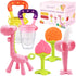 Stand-Up Teething Toys for Babies 0-6 Months 6-12 Months - Teethers with 2 × Baby Fruit Feeders and 4 × Baby Teether - BPA Free/Freezer Free - Dif...