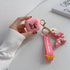 YQG Compatible with Airpods 3rd Gen 2021 Case Cover, Cute 3D Butterfly Fashion Cartoon Liquid Silicone Kids Teens Cases with Fun Cool Keychain for...