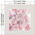 CROSSDECOR Stamped Cross Stitch Kits for Beginners- Full Set of Pink peach blossom Embroidery for Adults,11 CT 3 Strands DIY Patterns Counted Arts...