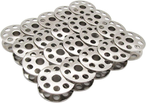 CKPSMS Brand - M Size Metal bobbins with Inner Hole Diameter just Short of 1/4inch(6mm) Compatible with/Replacement for CONSEW Brand 205RB,206RB J...