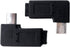 1 Pair Right Left 90 Degree Angle Micro USB Male to Micro USB Female Adapter...