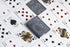 Bicycle Cinder Premium Playing Cards, Silver Smoke Foil, 1 Deck...